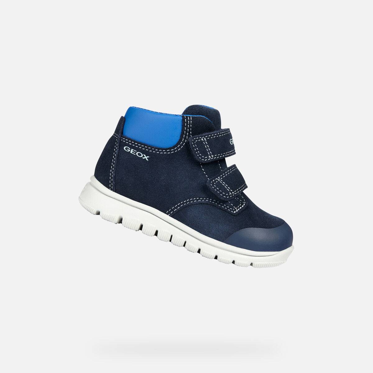 GEOX Botas baixas macchia castanho disponível em tamanho para rapaz  18,19,20,21,25,26.criança \u003e menino \u003e calçasdos \u003e botins